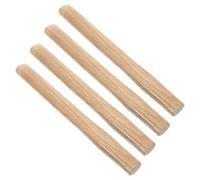 Generico 4pezzi Manico in Legno per Martello Sostituzione Ergonomica per Mazza e Martello Sfera Ricambio Robusto per Utensili da Falegnameria e Laboratorio Impugnatura Confortevole