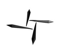 Generico 4X Snowboard Stomp Pads Step Pad for Sci e Sport Invernali all'aperto Offre Una Presa Extra(Black)