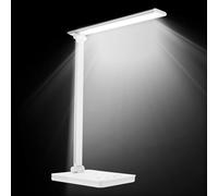 Generico 5-Gear Adjustable Desk Lamp With Wireless Charging, Compact And Stylish, Ideal For Home, Study, Office, Family, Friends, Adults, Men, And Women