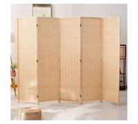 Generico 5 Pannello Divisorio della Sala bambù 120x40cm Liberatore Liberatore dello Schermo per Camera da Letto Living Office Spazio Privacy Storage Decor Beige