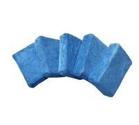Generico 5 PCS Car Care Premium Applicatori in microfibra Spugne, Panni, Tampone in microfibra for lucidatura a mano e dettagli(5 PCS Blue)