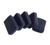 Generico 5 PCS Car Care Premium Applicatori in microfibra Spugne, Panni, Tampone in microfibra for lucidatura a mano e dettagli(5 PCS Black)