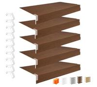 Generico 5 Pezzi di coperture Impermeabili per Ripiani in Filo Metallico per dispensa e Cucina, Dimensioni Personalizzate 23"x12"x3", a Prova di perdite e Rimovibili, Ideali per organizzare armadi e