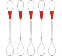 Generico 5 Pezzi Estrattori per Cavi Elettrici Tenditore Reggetta, Utensili Manuali Leggeri e Resistenti per Elettricista, Strumento Ergonomico per Infilare Fili e Guaine nei Condotti,