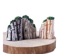 Generico 5 Pezzi Mini Mountain Bonsai Ornamenti Micro Paesaggio Fata Garden House Set per Piante da Vaso Decorazione per casa delle Bambole Nuovo rilascioUtile e alla Moda