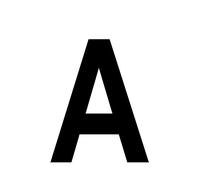 generico - 5 Pezzi Tra Numeri Lettere E Simboli H 15cm Adesivi In Plastica Ottimo Per Esterno - Nero