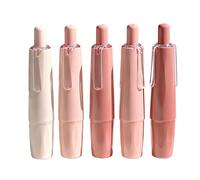 Generico 5-Piece Double-Sided Correction Tape Set, White PP Material, 11.5x2x1.7cm Retractable Design, 100g Total Weight, for Students and Office Use