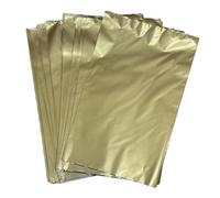 Generico 50 Buste Regalo Metallizzate Soft Oro Antico 25x40 cm