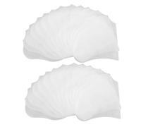 Generico 50 Paia Maschera Per i Piedi Ammollo Dei Piedi Scarpe Stivali Impermeabili Da Uomo Bagnante Salve Distanziatori Pediluvio Riscaldato Molto Intensivo Gel Bianca Tessuto Non Tessuto