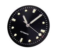 Generico 50 parti del quadrante dell'orologio da 29 mm for NH35 PT5000 della cassa luminosa verde set di lancette sterili for orologio subacqueo(B dial handB,For nh35 nh36)