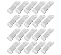 Generico 50 Pezzi Clip Metalliche Robuste in Ferro Struttura a Coda Lunga e Design a Mascella Inversa, Pinze Mini a Molla per Ufficio e Casa, Colore Argento