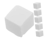 Generico 50 Pezzi Cubi di tofu per nail art spugne mini spugne non appiccicose per gradienti forniture per saloni di bellezza cosmetiche per il trucco spugna bianca