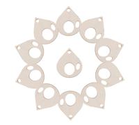 Generico 50 Pezzi Organizer Legno per Fili da Cucito e Ricamo per Cross Stitch Design Geometrico Portatile e per Progetti Fai da Te e Cucito Mantiene Ordine Tuo Spazio Lavoro