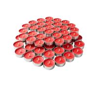 Generico 50 Piece Unscented Tealight Candles, 2 Hour Tea Lights For Events