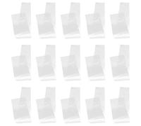 Generico 50 Sacchetti Trasparenti per Cravatte in Plastica Antipolvere Custodie Singole Riutilizzabili 8X10 CM per Organizzare e Proteggere Cravatte da Uomo in Viaggio e Casa