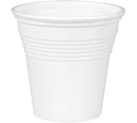 Generico 500 Bicchierini Caffè in Plastica 80 ml Bianco 5 confezioni da 100 pz bicchieri piccoli macchinettà caffè ufficio bar per uso quotidiano