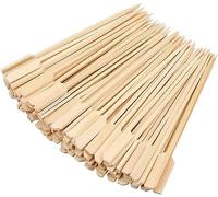 Generico 500 Pezzi 5 Confezioni da 100 SPIEDINI 20 cm Bamboo biodegradabili sterilizzati stuzzicadenti spiedo panini Hamburger 5 BAND20