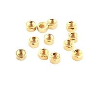 Generico 500 pezzi di viti for occhiali, dadi esagonali dorati da 1,4 mm, tappi for occhiali, parti di riparazione
