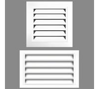 Generico 500x500mm Griglia di Aerazione Quadrata Alluminio, Copertura per Sfiato per Il Miglioramento della Casa, per Raffreddamento E Ventilazione(24in*16in/600mm*400mm)