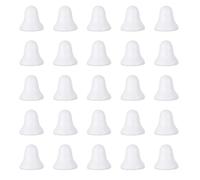 Generico 50pezzi Stampo Jingle Bell in Schiuma Bianca Fai da Te per Scuola Materna Ornamenti Natalizi Campanellini Materiale Pervoretti