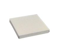 Generico 50X Ardesia Avorio 8x8x1 cm Fondo Fondino per scatole in PVC Bomboniera