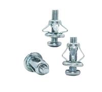 Generico 50x Jack Nuts Vite M4 M5 M6 M8 Forma Petalo Rivetto Dado Espansione Metallo Rivetto Pannello Targa Auto Morsetto Blocco Jack Nuts Bullone(M6x25(30Pcs))