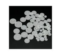 Generico 58 Pezzi/Set di Ingranaggi di riduzione Fai da Te, Ingranaggi in plastica, Ruote dentate, Tutti i Moduli 0,5, Parti di Robot Motore, Accessori, 58 Stili