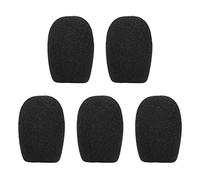 Generico 5pcs Microphone Foam Windscreens Coperture anti-rumore per microfoni a clip e auricolari