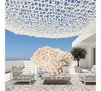 Generico 5x4m Rete Mimetica Doppia Rete, Rete Mimetica Protezione Solare in Tessuto Oxford E Nylon, per Giardino Paesaggi Forestali Campeggio Caccia All'Aperto Foresta Partito(9x14M)