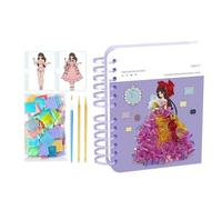 Generico 6-in-1 Magics Princess Craft Set | Pokes Art Kits For Girls Princess, Including Stickers Watercolor Paints & Pokes Decor, For Boost Imagination And Hands-On Skills
