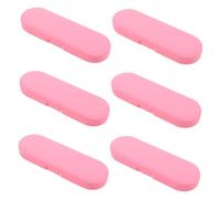 Generico 6 Pezzi Di Scatola Di Immagazzinaggio Portatile Scatole Trasparenti Custodia Per Attrezzi Custodia Da Viaggio Per Raschietto Per Lingua Custodia Da Viaggio Per Attrezzi