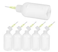 Generico 6 Pezzi Flacone Dosatore a Punta Ago 50ml in Plastico per Colla