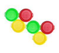 Generico 6 Pezzi Giocattoli sullo schermo della spiaggia piccolo giocattoli da spiaggia sandbox Maglia giocattolo per setaccio di sabbia per setaccio per rocce plastica