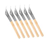 Generico 6 Pezzi Penne per Inossidabile Strumenti Multifunzionali per Batik e Scultura per e Creativi per Scuole e Atelier
