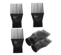 Generico 6 pezzi Pettine Diffusore per Phon in Plastica Resistente al Attacco Denti Larghi per Asciugacapelli Strumento e Portatile per Styling Naturale e Professionale Capelli