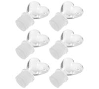 Generico 6 Pezzi Tappi per Bottiglie Vintage in Plastico e Gomma, Tappi Decorativi Versatili per Aromi, per Camera da Letto e Tavolo da Trucco
