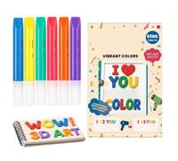 Generico 6 Pieces DIY Poster Design Drawing Markers 3D Relief Art Pen