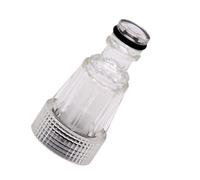 Generico 6-Point Interface Water Inlet Filter Nipple - High-Pressure Car Washer Quick Connector | Transparent Suction Filter for Power Ŵasher Pumps - Duřable Sediment Shield for Handheld Washers