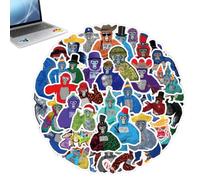 Generico 60 Pack Stickers Waterproof PVC Vinyl Decals for Laptop