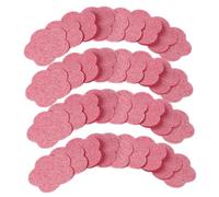 Generico 60 Pezzi Detergente Viso Lavello Scrubber Detergente Per Doccia Mini Spugnetta Per Il Trucco Distributore Soluzione Per La Pulizia Dei Pennelli Da Trucco Papaia Polpa Di Legno Rosa