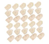 Generico 60 Pezzi Mini Porte delle Fate in Legno da Decorazione per Micro Paesaggi Set Fai da Te da Colorare per Case delle Bambole e Giardini Accessori Creativi per Piccoli Spazi e