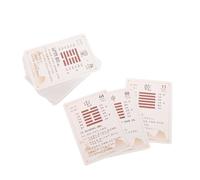 Generico 64 Pezzi Carte I Ching per Guida Design Antico per Tarocchi e Meditazione Strumento Completo per Introspezione