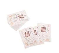 Generico 64 Pezzi I Ching Carte Divinatorie con Guida Completa Design con Monete Cinesi per Meditazione e Sviluppo Spirituale