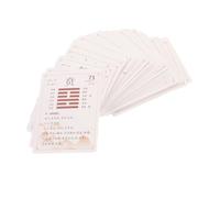 Generico 64 Pezzi I Ching Gua Pai cambia le carte oracolo fascino cinese nodo del capodanno cinese antiche monete cinesi carte animali I Ching divinazione brasaa cion ottone mi chiedo Carta
