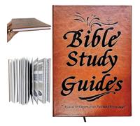 Generico 66 Pages Daily Bible Study Planner,Bible Book Summary Guide Study Notebook,Scripture Quotes Prayer Reflections Notebook for Personal Group Studies and Prayer Christian Gift Ideal