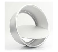 Generico 7/8/9/10/11/12inch Round Chiffon Mousse Cake Mold Aluminum Alloy Chessecake Baking Mold Removable Bottom Cake Decorating Tools(11inch)