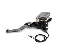 Generico 7/8" Motorcycle Brake lever Handle Hydraulic Clutch Racing Universal For HONDA Yamaha Kawasaki(Left Grey)