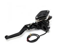 Generico 7/8" Motorcycle Brake lever Handle Hydraulic Clutch Racing Universal For HONDA Yamaha Kawasaki(Left Black)