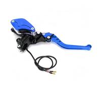 Generico 7/8" Motorcycle Brake lever Handle Hydraulic Clutch Racing Universal For HONDA Yamaha Kawasaki(Right Blue)