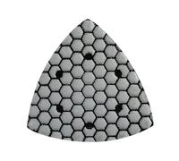Generico 7 Pz/Set 90mm Triangolo Diamantato Tamponi for Lucidatura A Secco for Granito Marmo Cemento Pietra Tamponi Abrasivi Dischi for Lucidatura